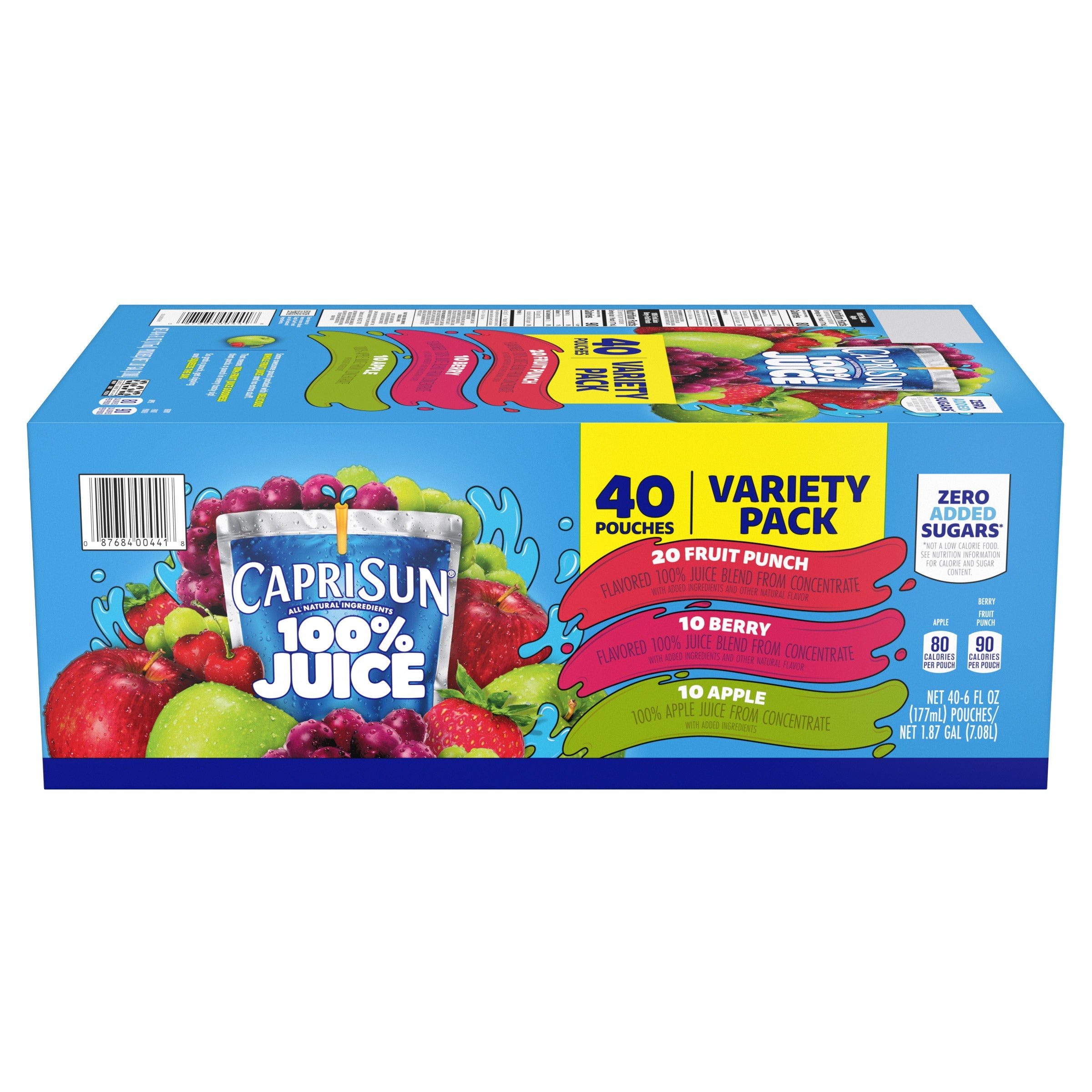 , 100% Juice, Variety Pack, 6 Fl Oz, 40 - Count - APEX