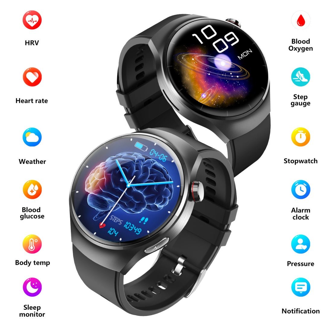 2025 New 1.55 - inch Disc Smart Watch Health Tracker Health Manager - APEX