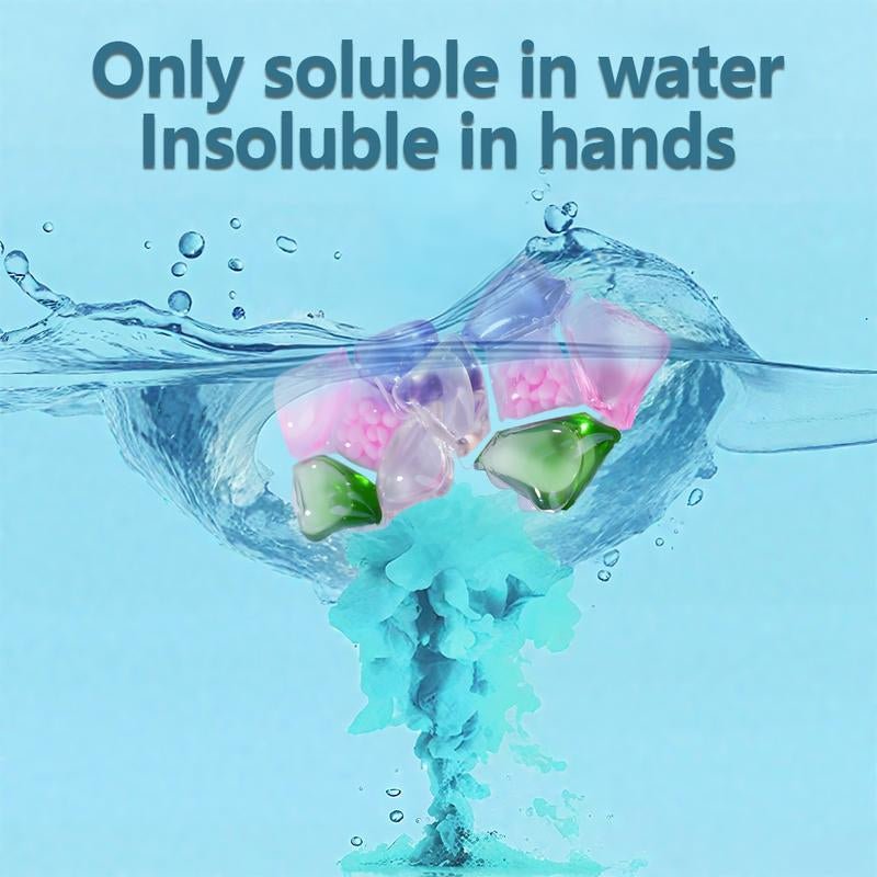 5 - In - 1 Laundry Pods Total 50 Count High Efficiency Hygienic Clean Heavy Duty Liquid Detergent Pacs Free Clear of Dyes Perfumes for Visible Invisible Dirt Dissolves in Water - APEX