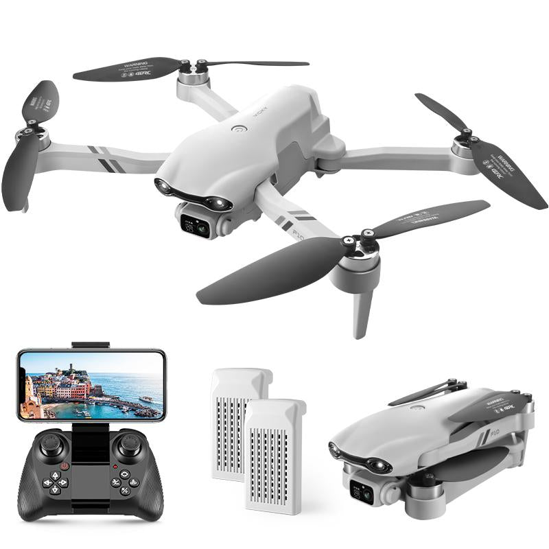 Aerial Drone 2025 F10 Pro with 4K UHD EIS Camera GPS 5G Wifi FPV Brushless Motors Optical Flow Smart Obstacle Avoidance Auto Return 360° Stunt Roll Dual Batteries - APEX