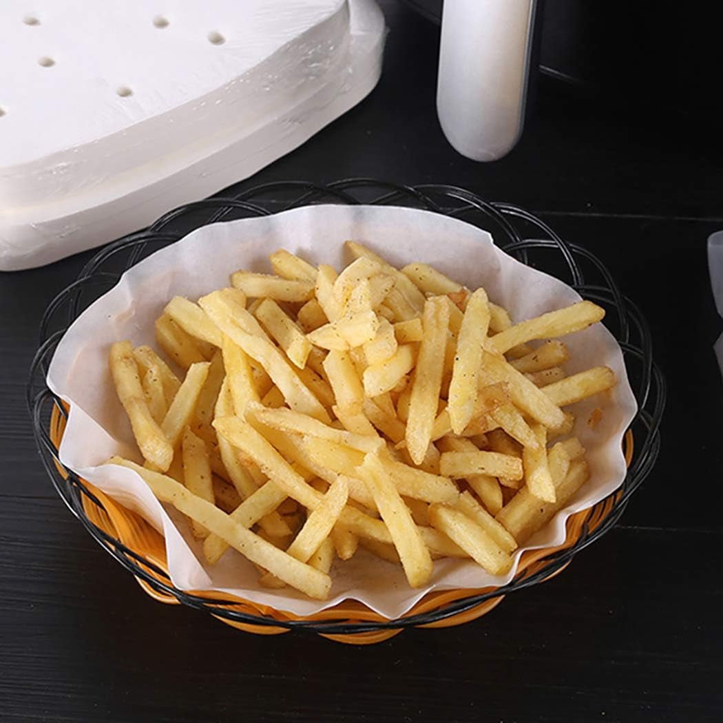 Air Fryer Parchment Paper, 200Pcs Inch Heavy Duty Air Fryer Parchment Paper Liners Uses for Baking Cookies, Cooking, Air Fryer, Grilling - APEX