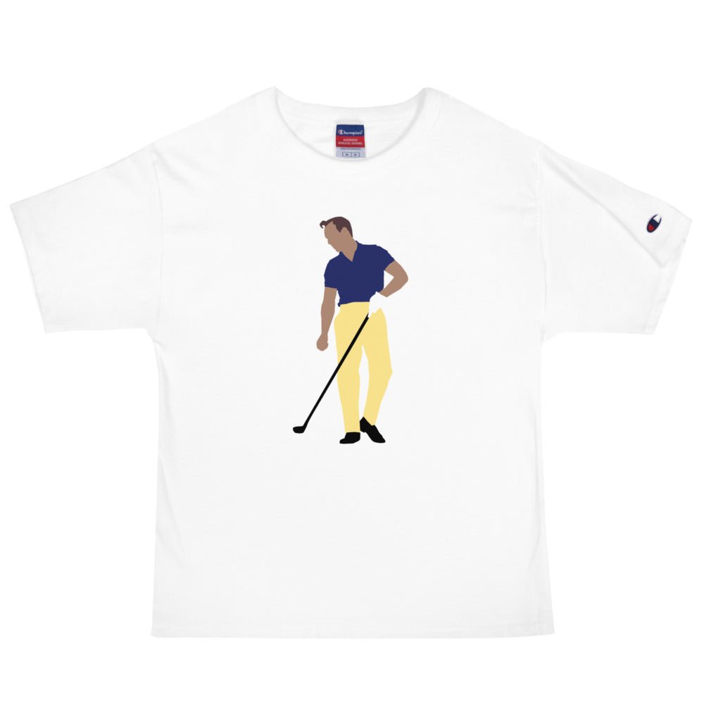 GolferParadise Arnie Champion T-Shirt featuring a classic design and comfortable fit in a casual setting.
