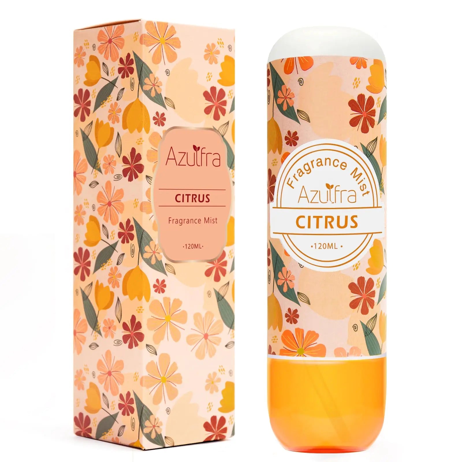 APEX Azulfra Citrus Body Fragrance Mist in a 4 fl. oz. spray bottle for women, showcasing a vibrant citrus scent.