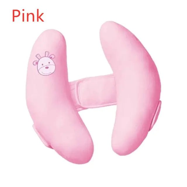 APEX baby travel head support pillow in soft fabric, designed for comfortable head and neck support during travel.