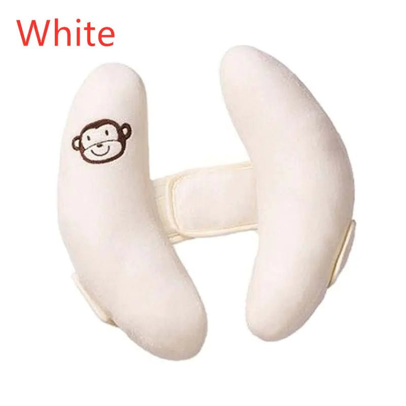 APEX baby travel head support pillow in soft fabric, designed for comfortable head and neck support during travel.