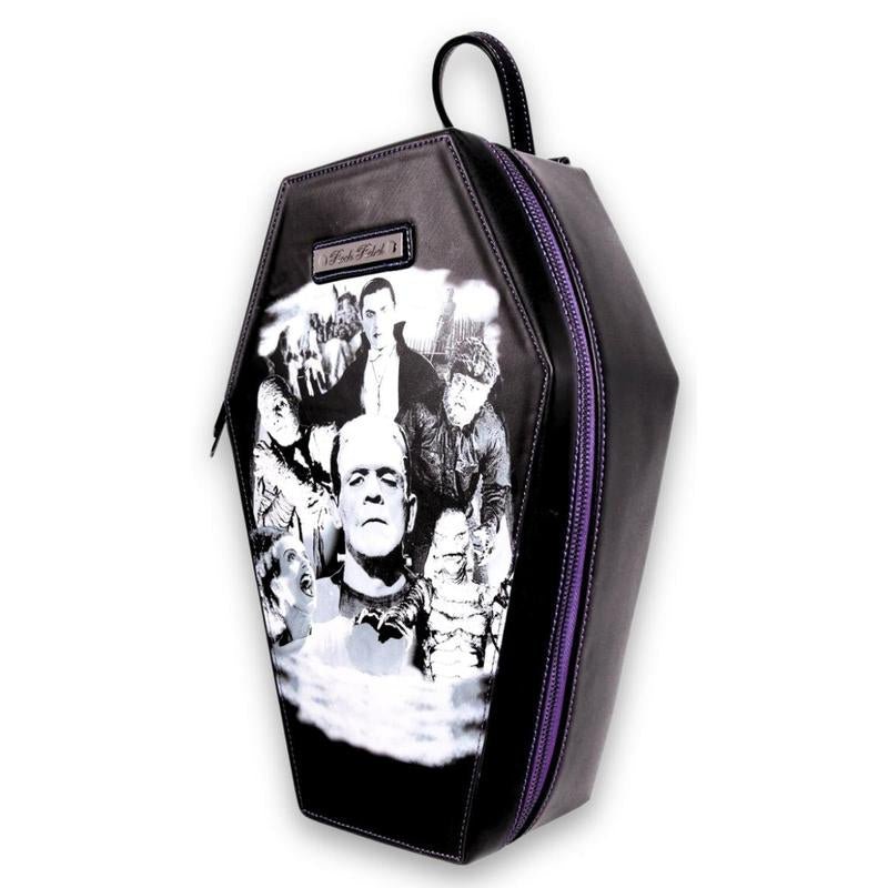 Monster Collage Coffin Backpack - APEX